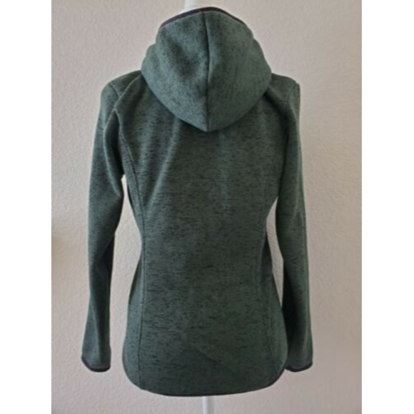 NHL Minnesota Wild Women's Size Medium Full Zip Fleecy Green Jacket w/Ho… - Picture 4 of 7